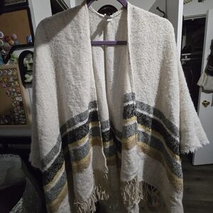 Pinklicious Cream Shawl